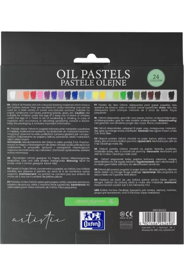 Pastele olejne Oxford Artistic Multicolor 24 szt.
