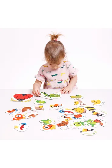Puzzle 32 el. Robaczki czworaczki Bright Junior Media