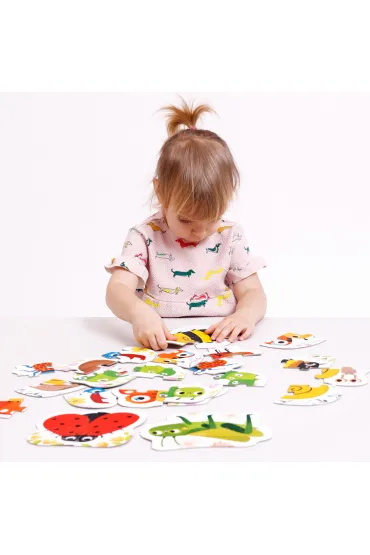 Puzzle 32 el. Robaczki czworaczki Bright Junior Media