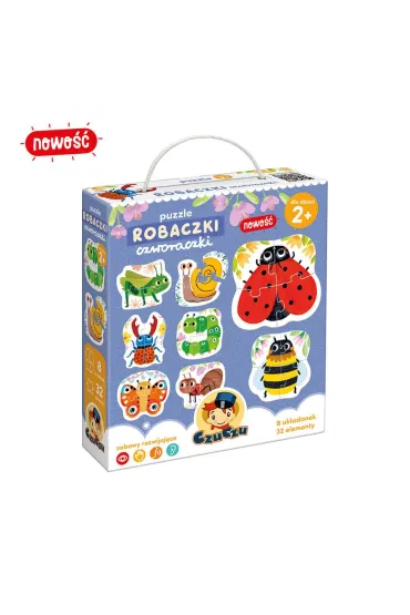 Puzzle 32 el. Robaczki czworaczki Bright Junior Media