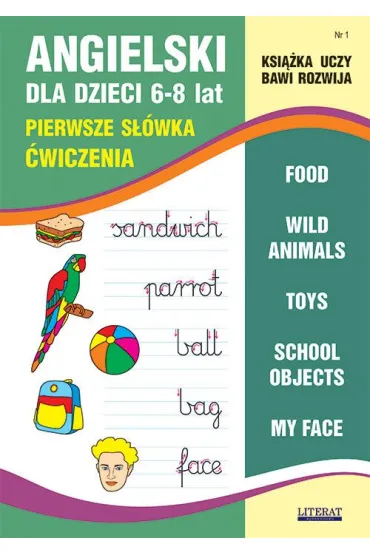 Angielski dla dzieci 6-8 Nr 1 Pierwsze s��wka - Joanna Usowicz