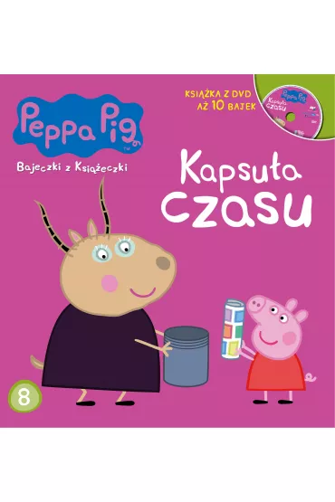 Kapsu�a czasu �winka Peppa bajeczki z ksi��eczki Tom 8 + dvd