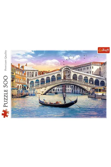 Puzzle 500 el. Most Rialto Wenecja Trefl