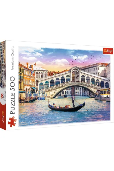 Puzzle 500 el. Most Rialto Wenecja Trefl