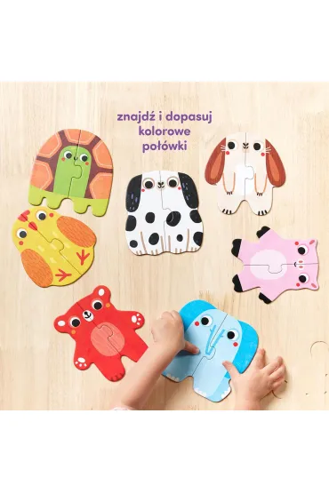 Moje pierwsze puzzle Zwierz�tka Bright Junior Media