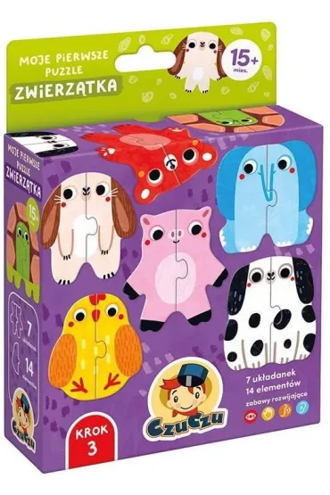 Moje pierwsze puzzle Zwierz�tka Bright Junior Media
