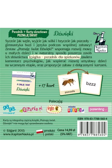Karty obrazkowe. Poznaj� �wiat. D�wi�ki