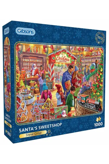 Puzzle 1000 Sklep ze s�odyczami 113744 Gibsons