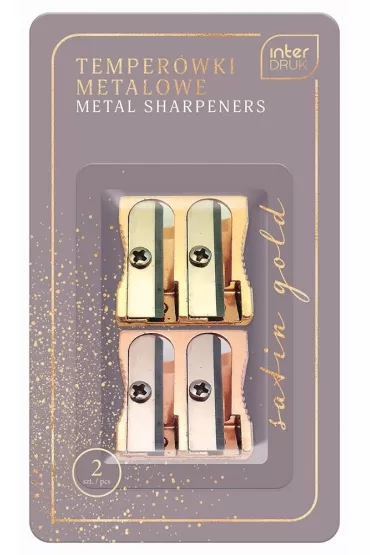 Interdruk Temper�wka metalowa Satin Gold 2 szt.
