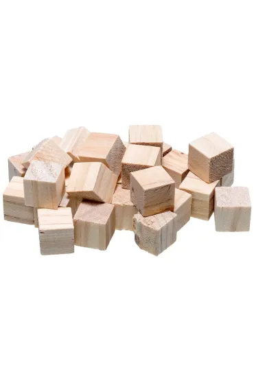 Brewis Kostki drewniane naturalne 1,5 cm