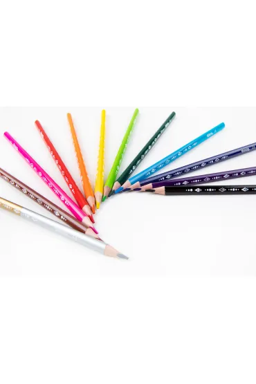 Patio Kredki o��wkowe tr�jk�tne Colorino Kids + temper�wka Frozen 13 szt.