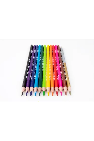 Patio Kredki o��wkowe tr�jk�tne Colorino Kids + temper�wka Frozen 13 szt.