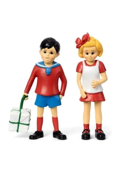 Figurki Tommy i Annika Pippi