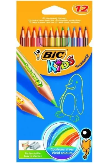 Bic Kredki Kids Tropicolors 12 szt.