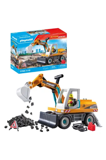 Playmobil Action Heroes Du�a koparka 71749