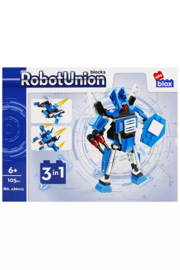 Klocki konstrukcyjne Robot 105 element�w ALLEBLOX
