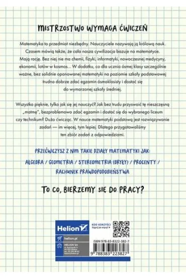 Zbi�r zada� z matematyki. Przygotowanie do egzaminu �smoklasisty - Kamil Mitela