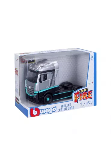 Bburago model mercedes actros gigaspace silver black 1:43