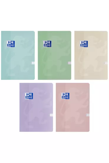 Oxford Brulion Mo Touch Pastel B5 kratka 60 kartek