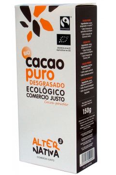 Alternativa Kakao w proszku fair trade bezglutenowe 150 g Bio