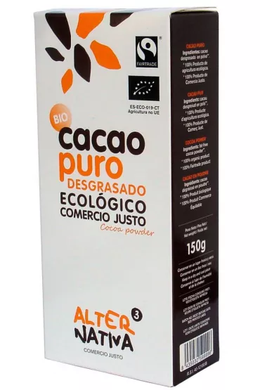 Alternativa Kakao w proszku fair trade bezglutenowe 150 g Bio