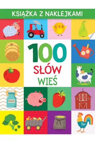 100 s��w. Wie�. Ksi��ka z naklejkami