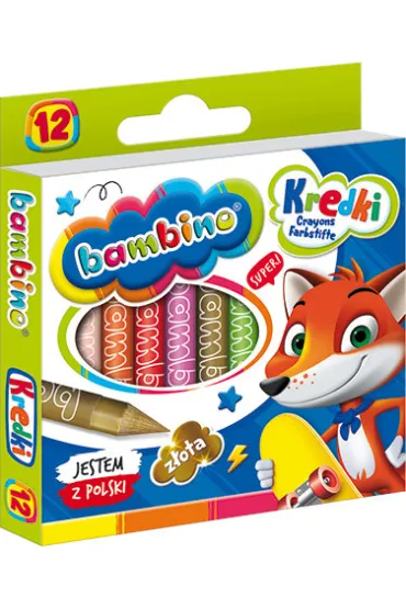 St. Majewski Kredki Bambino 12 szt.