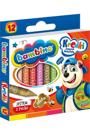 St. Majewski Kredki Bambino 12 szt.