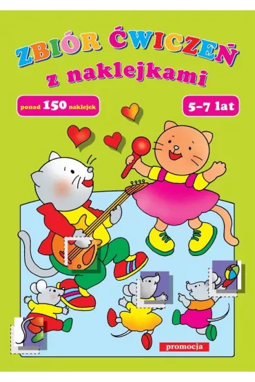Zbi�r �wicze� z naklejkami 5-7 lat
