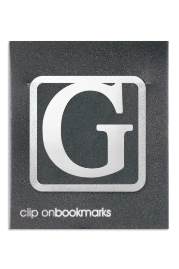 If Metalowa zak�adka - Litera G Clip-on
