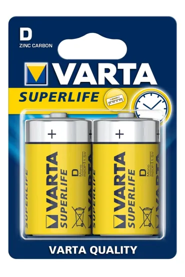 Varta Bateria d�ugotrwa�a Superlife R20 typ D 2 szt.