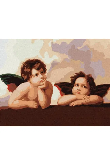 Ideyka Malowanie po numerach - Urocze ma�e anio�ki 40x50cm