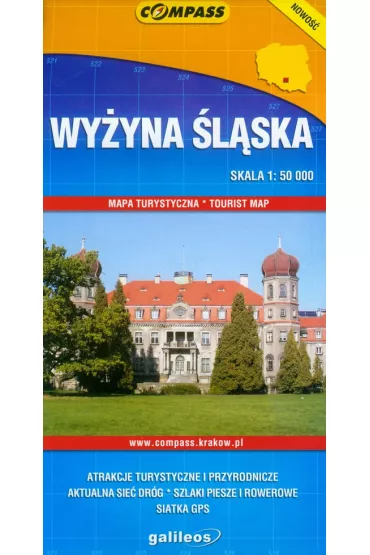 Mapa turystyczna Wy�yna �l�ska 1:50 000
