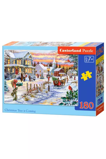 Puzzle 180 Choinka nadchodzi CASTOR Castorland