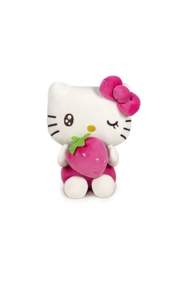 Hello Kitty Macedonia - plusz Truskawka 32cm Epee