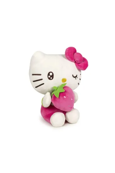 Hello Kitty Macedonia - plusz Truskawka 32cm Epee