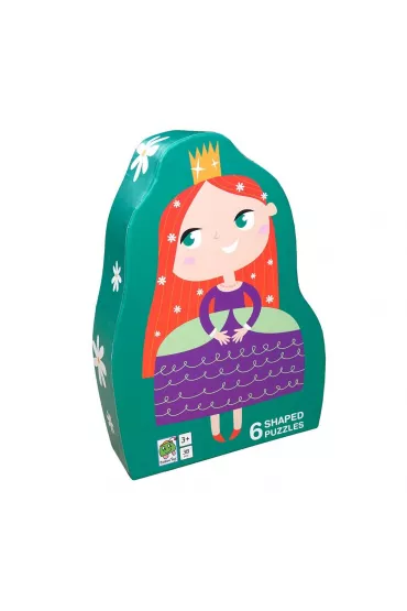 Puzzle dla dzieci 6 el. w ozdobnym pude�ku Ksi�niczka Barbo Toys