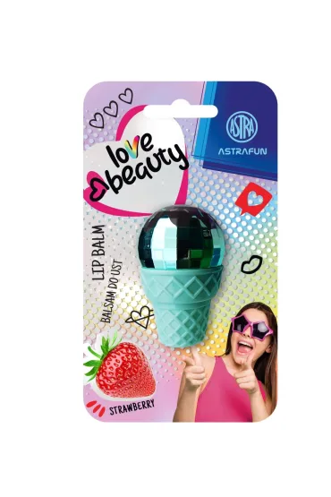 Balsam do ust Ice Cream truskawka mix Astra