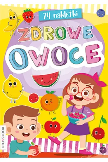 Zdrowe Owoce. Kolorowanka