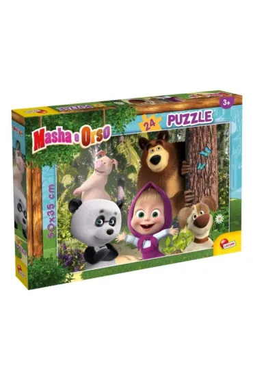 Puzzle 24 el. Masza i Nied�wied� 2 Lisciani
