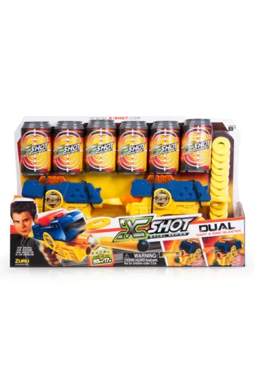 Zestaw dw�ch pistolet�w na dyski i strza�ki X-SHOT dual (XSH3620) * Zuru
