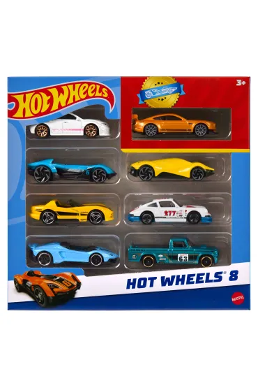 Hot Wheels. Samochodziki 8-pak mix Mattel
