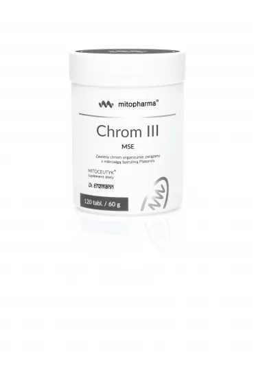 Dr. Enzmann Mse Chrom Tr�jwarto�ciowy suplement diety 120 tab.