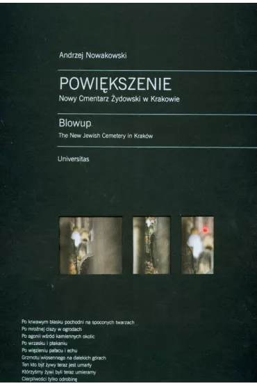 Powi�kszenie Nowy cmentarz �ydowski w Krakowie - Andrzej Nowakowski