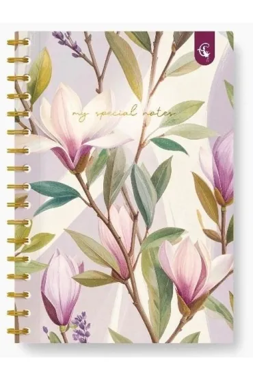Cozywood Ko�onotatnik ozdobny B5 Magnolia kratka 160 kartek