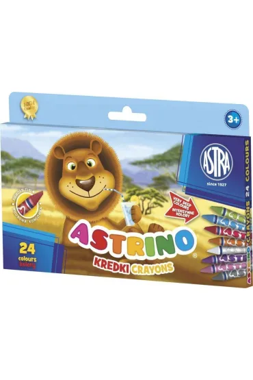 Astra Kredki �wiecowe Astrino 24 kolor�w