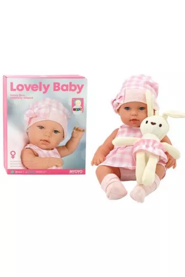 Lalka bobas w noside�ku kr�liczek LeanToys