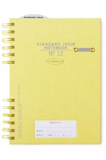 Designworks Ink Notatnik A5 Standard Issue No.12 ochre linia 192 kartki ...
