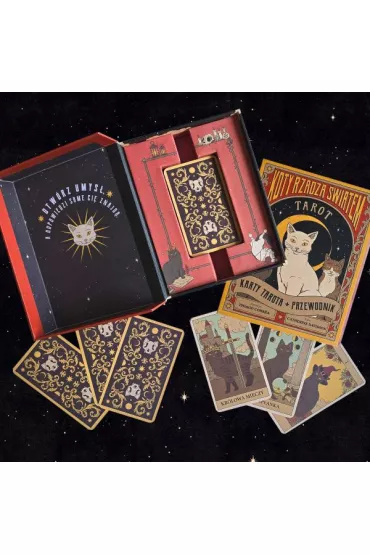 Tarot: Koty rzdz wiatem. Karty + przewodnik - Catherine Davidson