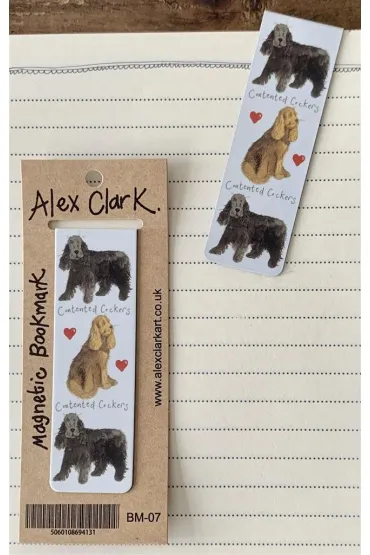 Alex Clark Zak�adka do ksi��ki BM07 Cocker spaniel